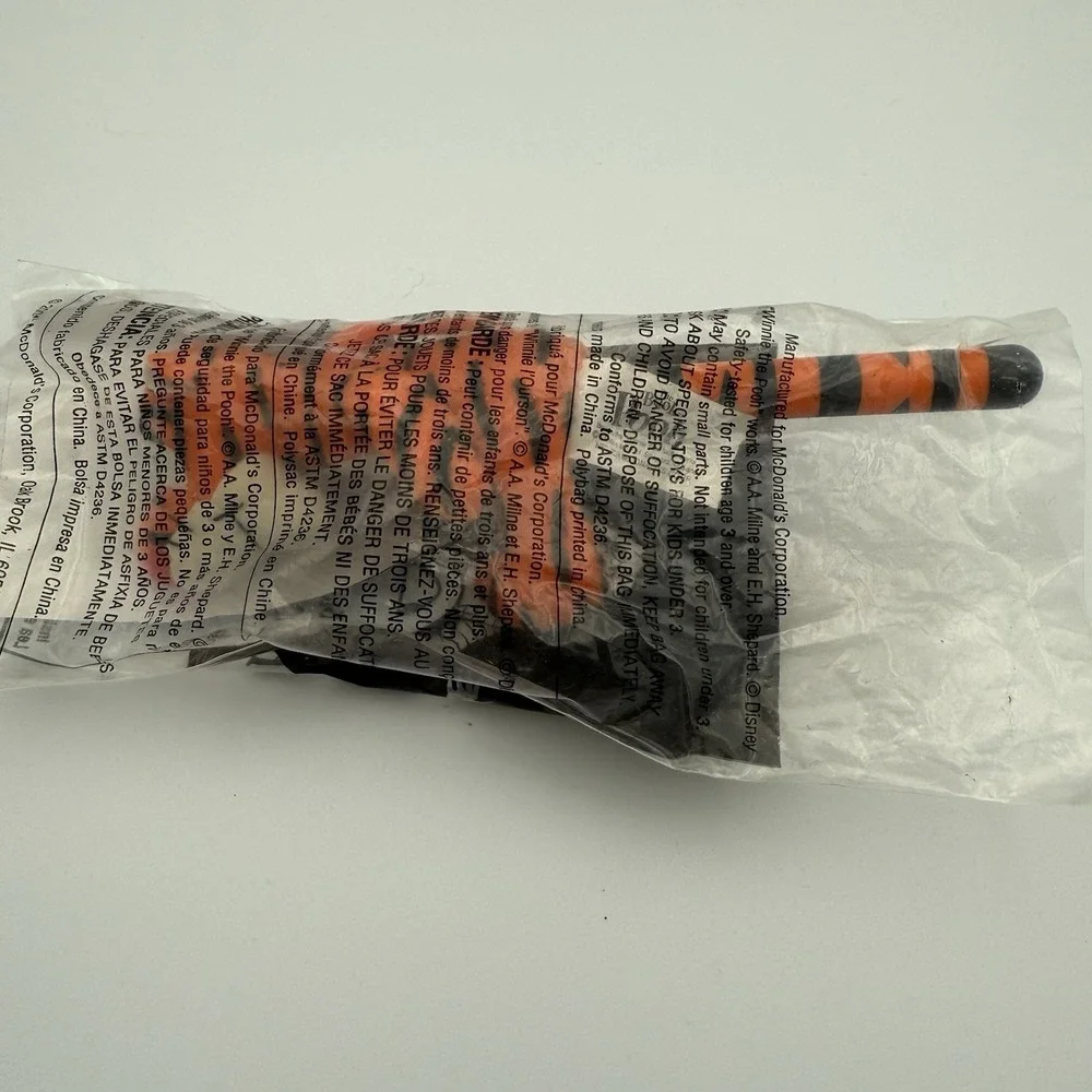 The Book of Pooh  MCDONALD'S HAPPY‎ MEAL TOY- 2001 - #2 TIGGER PEN (NEW)